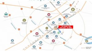 Tọa lạc tại mặt đường Nguyễn Khuyến và đường Trần Phú, phường Văn Quán, Quận Hà Đông