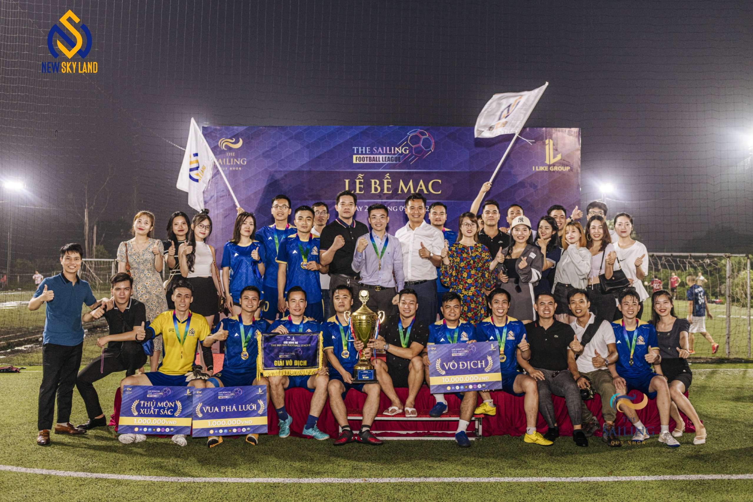 FC NEW SKY VÔ ĐỊCH VỚI TỶ SỐ 1-0