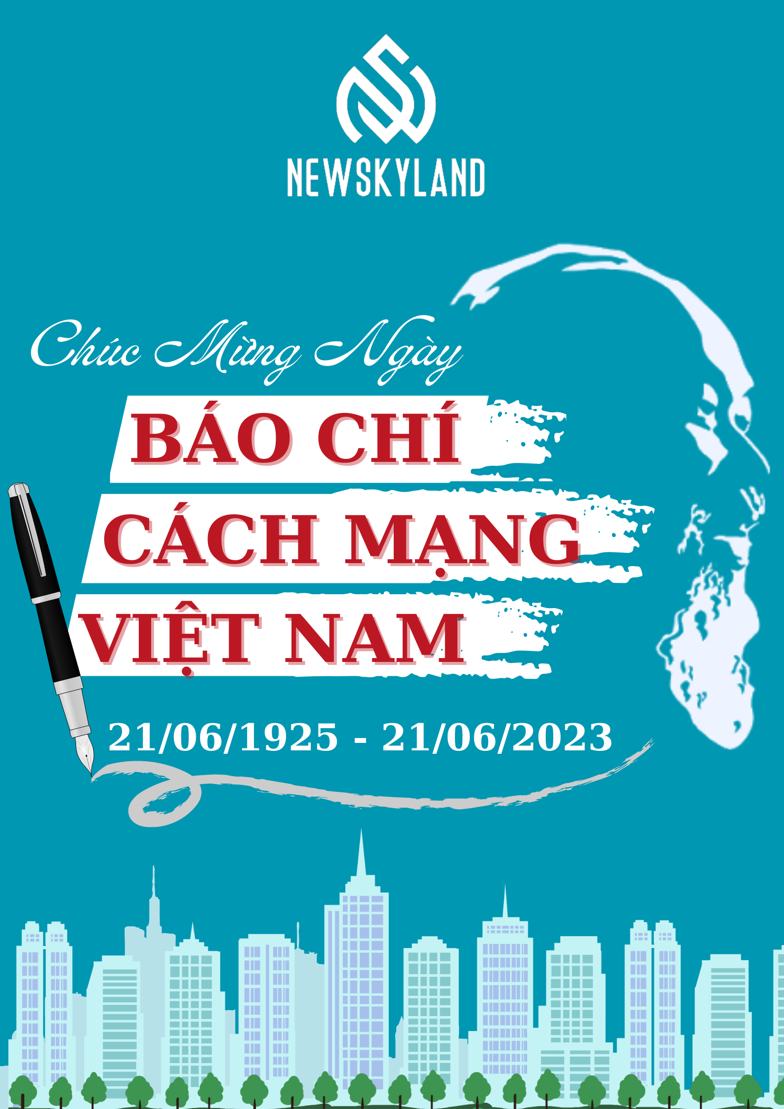 NEW SKY LAND CHÚC MỪNG 98 NĂM NGÀY BÁO CHÍ CÁCH MẠNG VIỆT NAM 21/06 