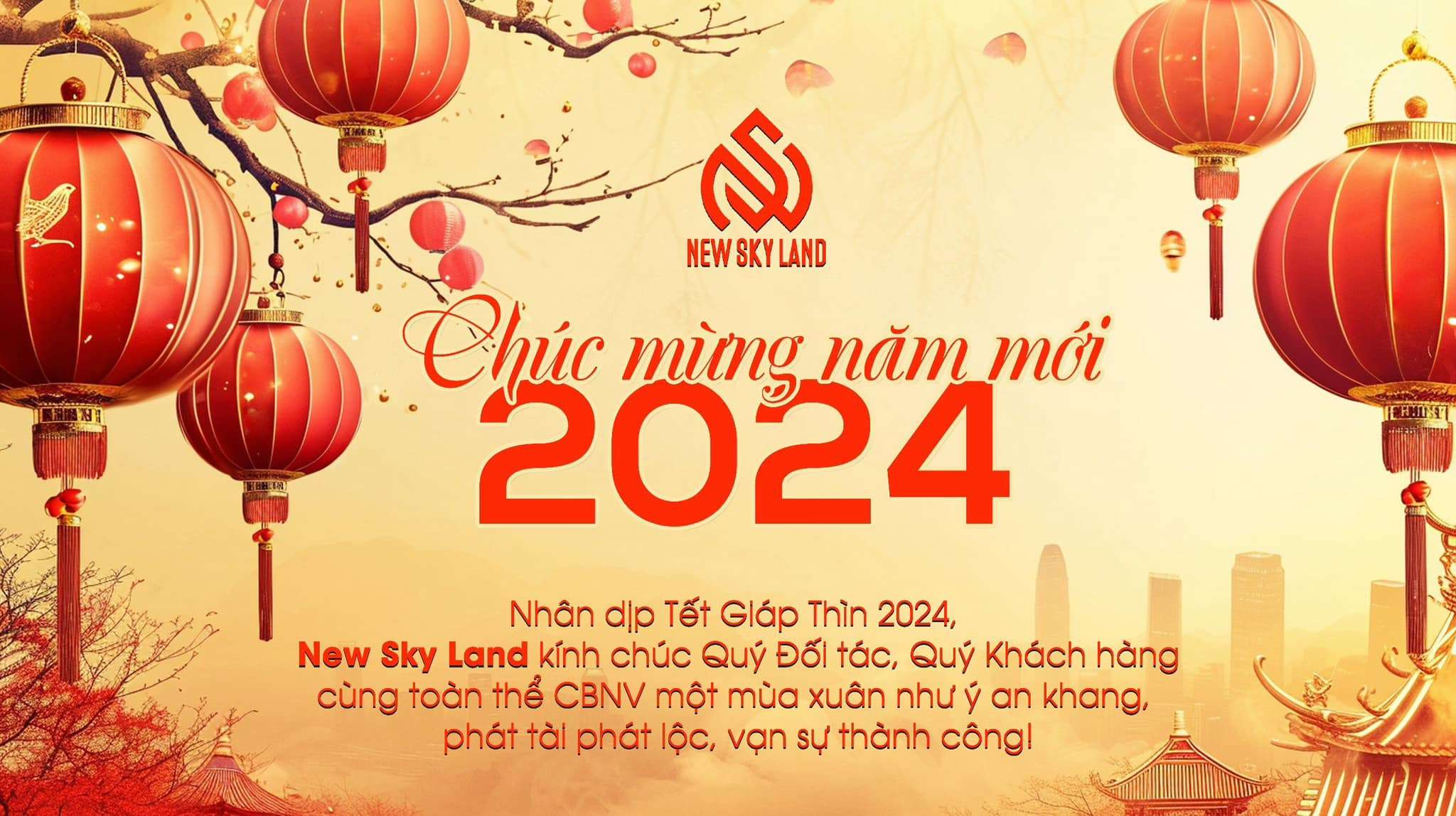 New Sky Land mừng xuân Giáp Thìn 2024