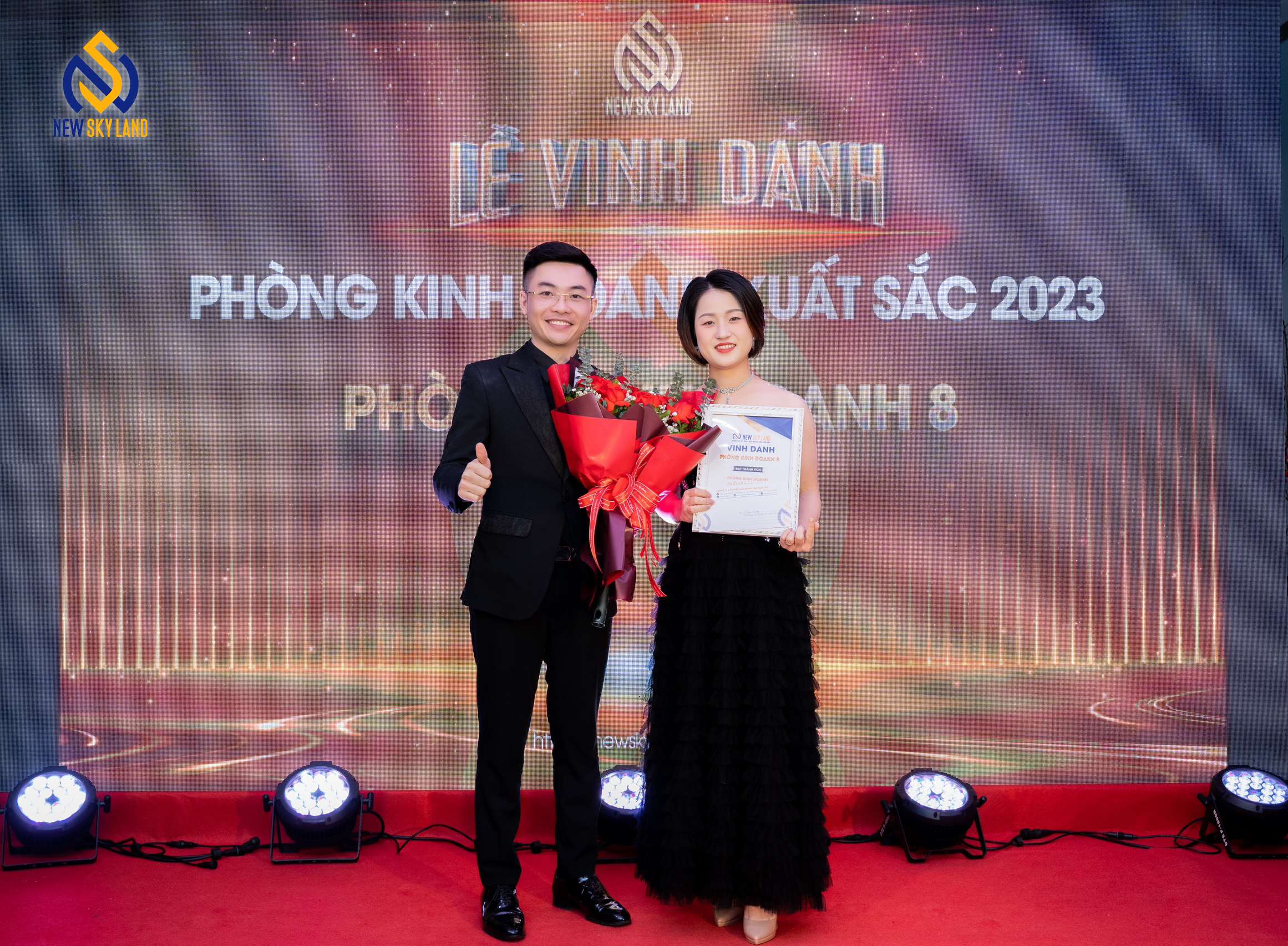 Vinh danh cá nhân và tập thể chiến binh xuất sắc New Sky Land 2023