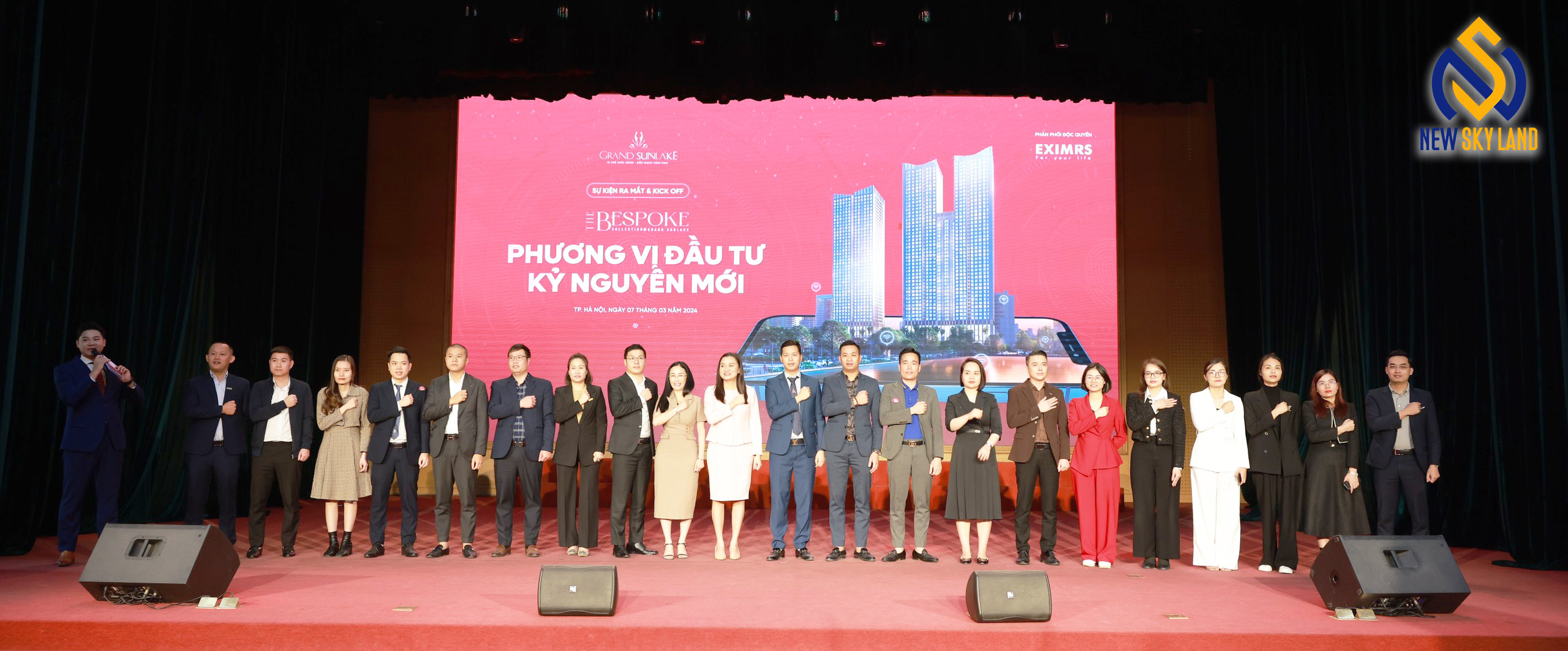 Đội ngũ chiến binh New Sky Land nhiệt huyết tại lễ kick-off Grand Sunlake