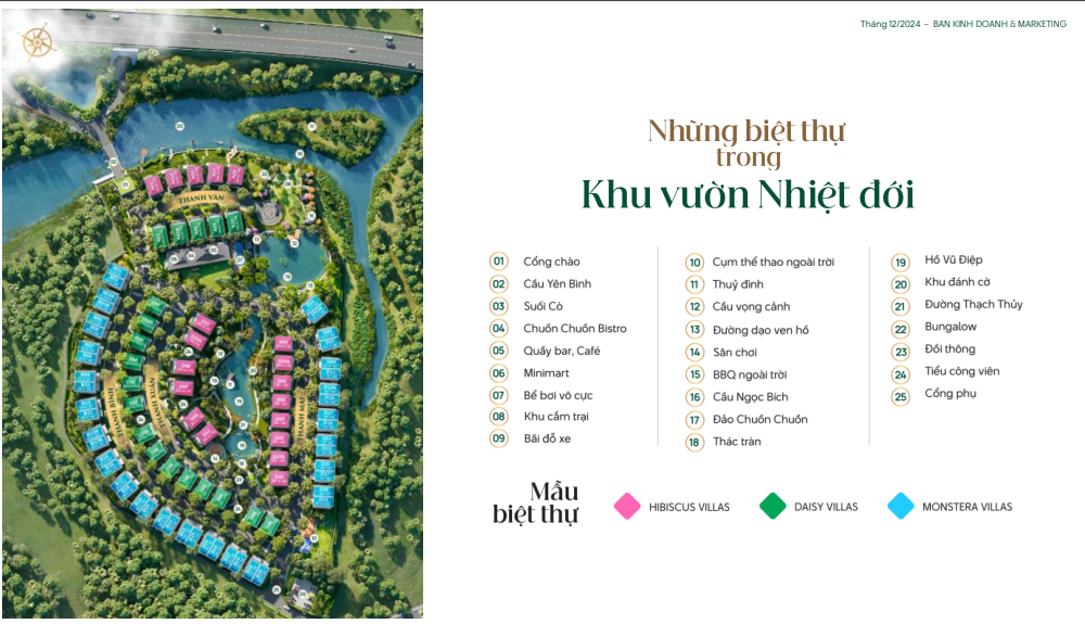 Mặt bằng tổng quan dự án Hanoi Tropical Garden